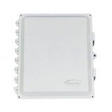 Acceltex Solutions ATS-14126P-S-L-NC | 14 Inch x 12 Inch x 6 Inch Nonconfigured Polycarbonate Enclosure with Solid Door, Latch Lock