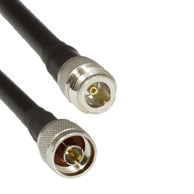 Acceltex Solutions ATS-400-NJ-NP-20FT | 20 Feet 400 Series N-Style Jack to N-Style Plug Cable Assembly