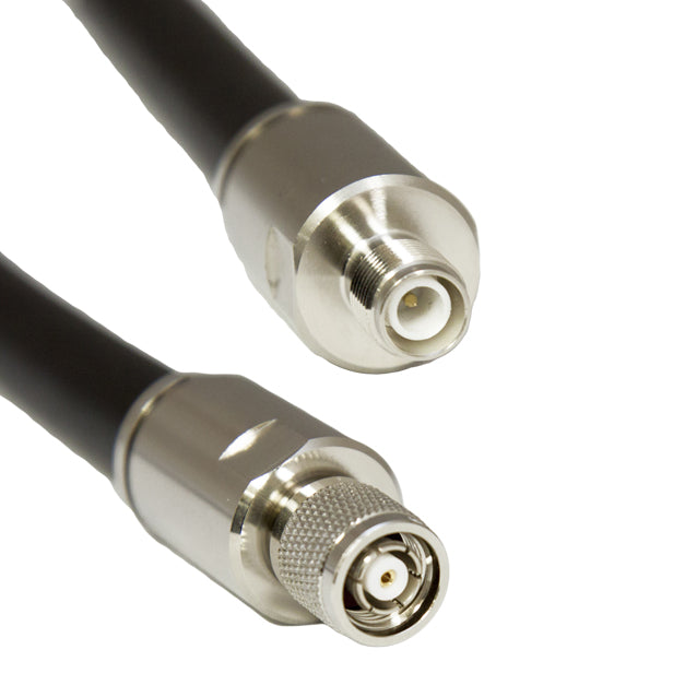 Acceltex Solutions ATS-600-RPTNCJ-RPTNCP-100FT | 100 Feet 600 Series RPTNC Jack to RPTNC Plug Cable Assembly