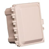 Acceltex Solutions ATS-864P-S-K-NC | 8 Inch x 6 Inch x 4 Inch Nonconfigured Polycarbonate Enclosure with Solid Door and Key Lock
