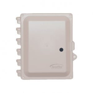 Acceltex Solutions ATS-864P-S-K-NC | 8 Inch x 6 Inch x 4 Inch Nonconfigured Polycarbonate Enclosure with Solid Door and Key Lock