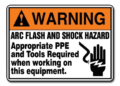 Accuform Signs MELC359VS | Electrical Signs, Adhesive Vinyl, 7"H X 10"W