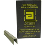 Acme Staple 652120 | Wire & Cable Galvanized Staples For Acme Gun (1000/Box) 1/2"
