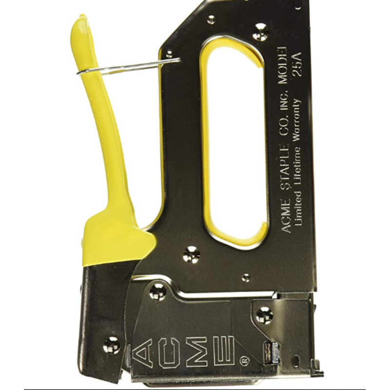 Acme Staple 654075B | 75A Staple Gun For Maximum Wire Size Crown, 1/2"