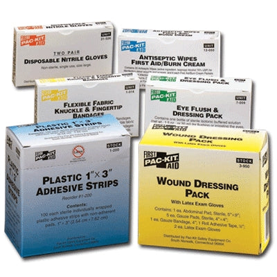 Acme United Corporation 12-001 | Industrial First Aid Kit Refill, Triple Antibiotic Ointment Packets, 12/Pkg
