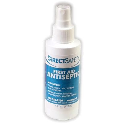 Acme United Corporation 13-080 | First Aid Only Direct Safety First Aid Antiseptic Spray, 4 Oz Pump Bottle