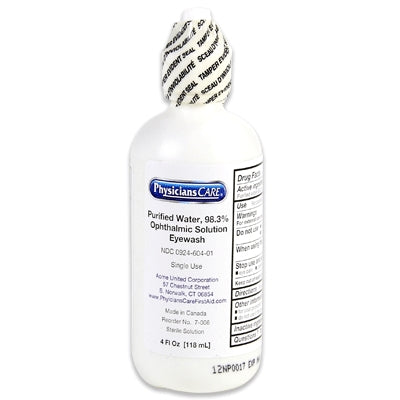 Acme United Corporation 7-006 | Direct Safety Emergency Eye Wash Solution, 4 Oz