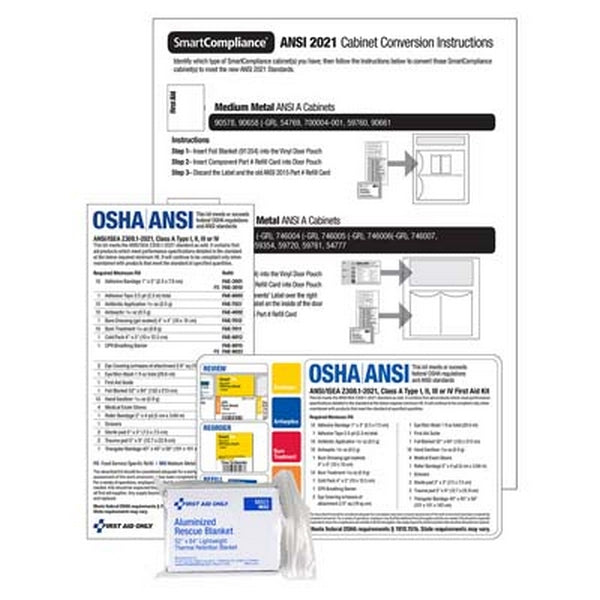 Acme United Corporation 91365 | First Aid Only SmartCompliance ANSI A 2021 Conversion Kit