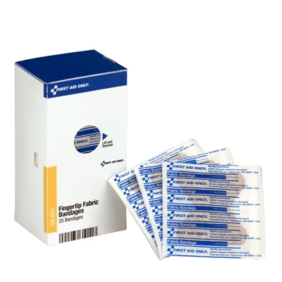 Acme United Corporation FAE-6101 | SmartCompliance First Aid Kit Refill, Fingertip Fabric Bandages, 20/Box