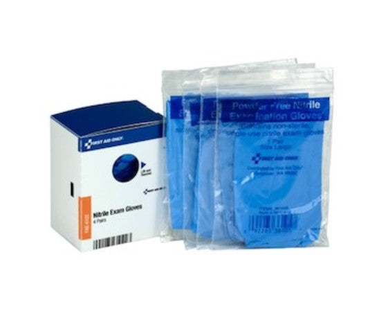 Acme United Corporation FAE-6102 | SmartCompliance First Aid Kit Refill, 4 Pairs of Nitrile Gloves