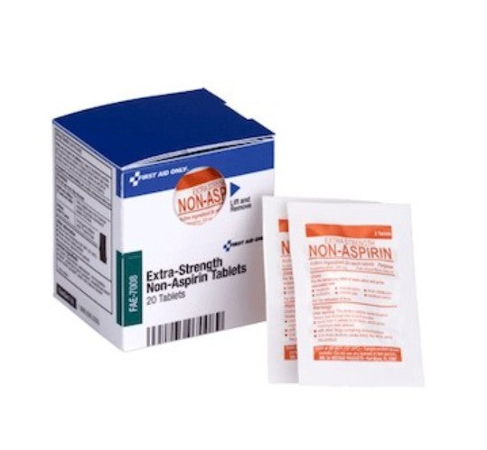 Acme United Corporation FAE-7008 | SmartCompliance First Aid Kit Refill, Extra-Strength Non-Aspirin 2-Packs, 10/Pkg