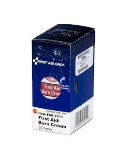 Acme United Corporation FAE-7011 | SmartCompliance First Aid Kit Refill, First Aid/Burn Cream Packets, 10/Pkg