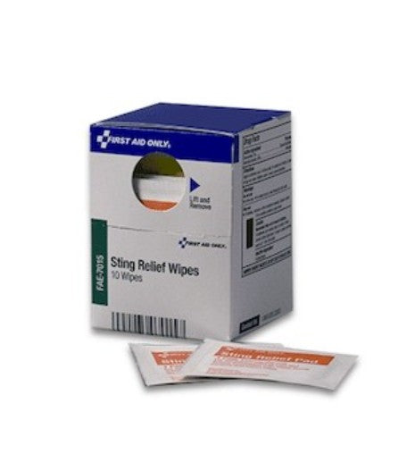 Acme United Corporation FAE-7015 | SmartCompliance First Aid Kit Refill, Sting Relief Pads, 10/Pkg