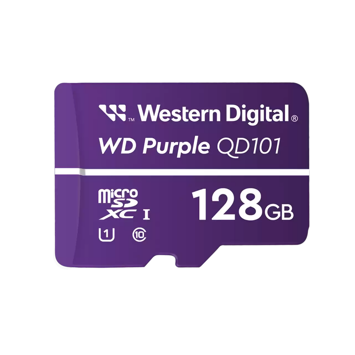 Acp Creativit WDD128G1P0C | Purple microSD Card, 128 GB, SAD 6.0, 96-layer 3D NAND, High Endurance, 24/7 Recording