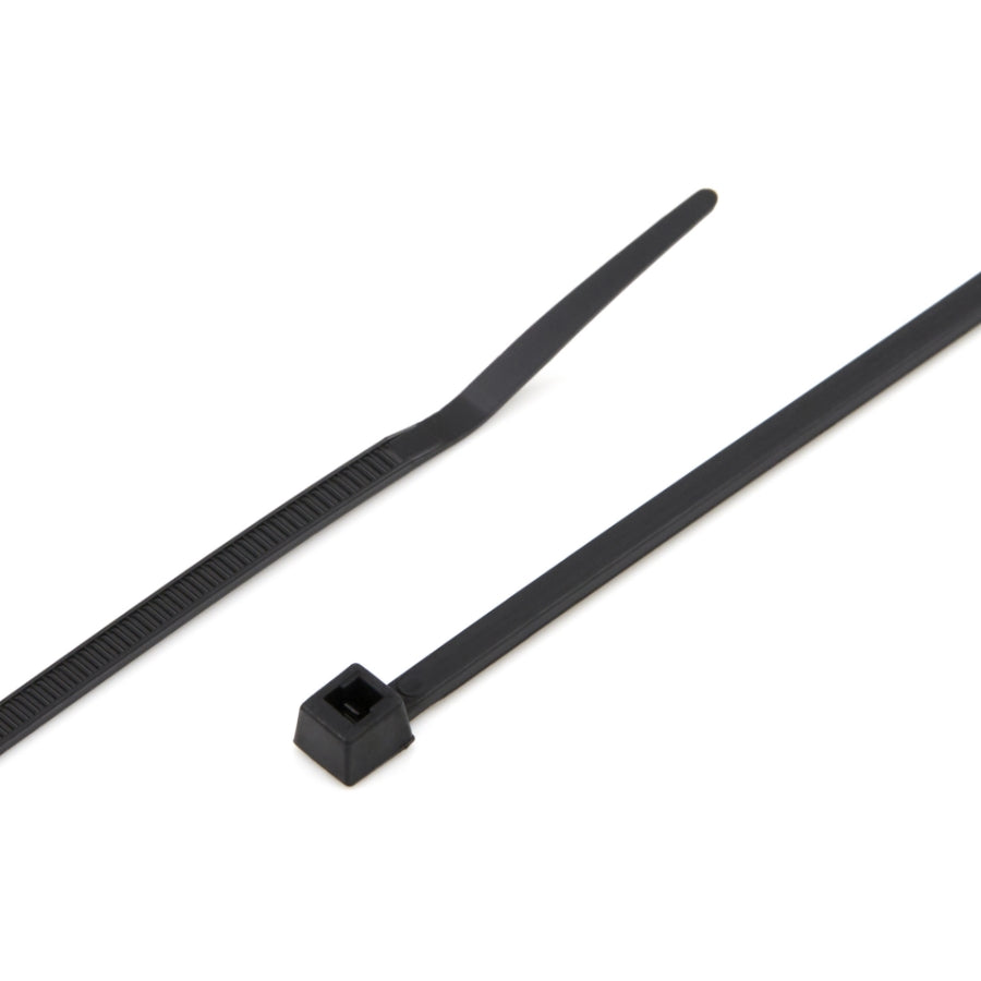 Act Fasteners & Components AL-04-18-0-C | Cable Tie, Length 4.12 in., Black, UV Black Nylon, Tensile Strength 18 lb
