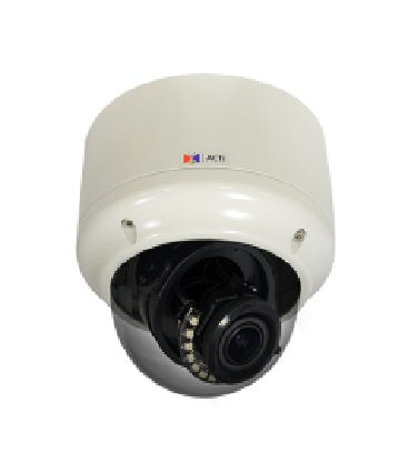 ACTi A81 | 3 Megapixel Outdoor Dome Camera with Day/Night, Adaptive IR, Extreme WDR, SLLS, 4.3x Zoom Lens