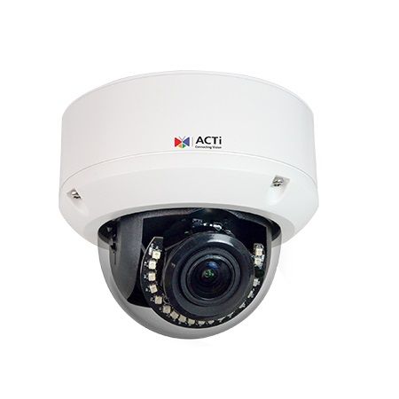 Acti A86 | 5 Megapixel Outdoor IR Network Dome Camera, 2.7-13.5mm Lens