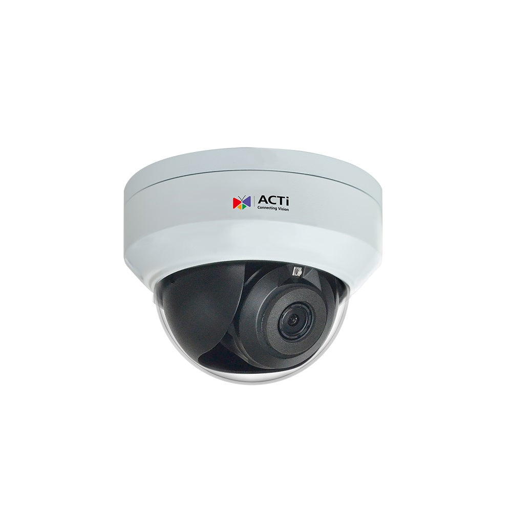 ACTi Z91 | 4 Megapixel Outdoor Mini Dome Camera with Day/Night, Adaptive IR, Extreme WDR, SLLS, 2.8mm Fixed Lens