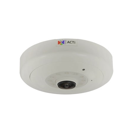 ACTi Q51 | 2 Megapixel Heat Map Indoor Hemispheric Dome Camera with Day/Night, Adaptive IR, Extreme WDR, SLLS, 1.3mm Lens