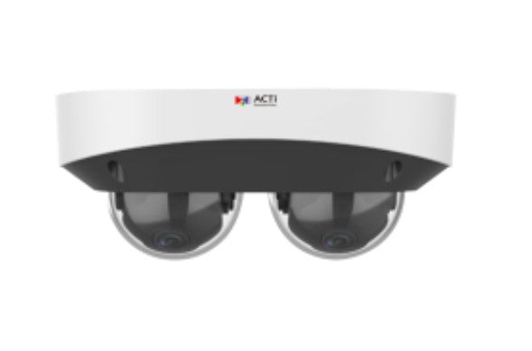 Acti Q711 | 8MP (2x4MP) Deep Learning AI LightGuard Outdoor 2-Sensor Dome