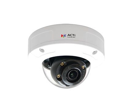 ACTi A88 | 3 Megapixel Outdoor Mini Zoom Dome Camera with Day/Night, Adaptive IR, Advanced WDR, SLLS, 2.85x Zoom Lens