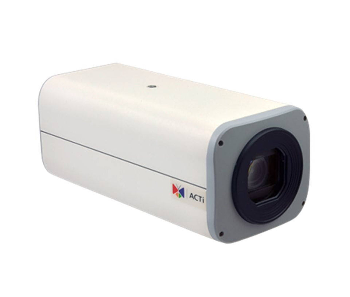 ACTi B214 | 2 Megapixel Indoor/Outdoor Box Camera with Day/Night, Extreme WDR, SLLS, 20x Zoom Lens