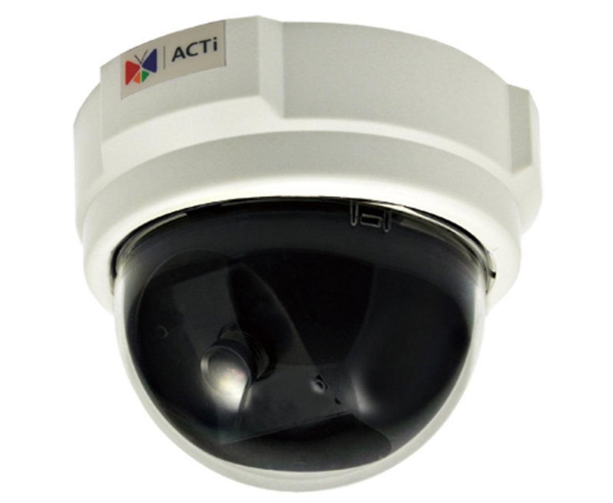 ACTi E51 | 1 Megapixel Indoor Dome Camera with Basic WDR, 2.8mm Lens