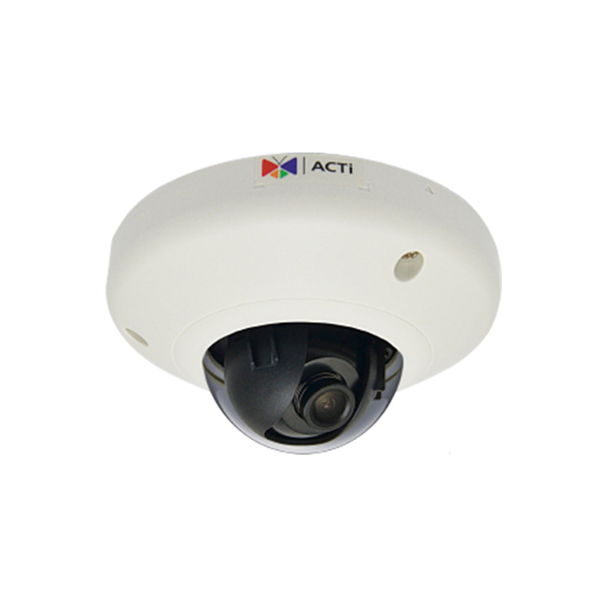 ACTi E912 | 5 Megapixel Video Analytics Indoor Mini Dome Camera with Extreme WDR, SLLS, 2.1mm Lens