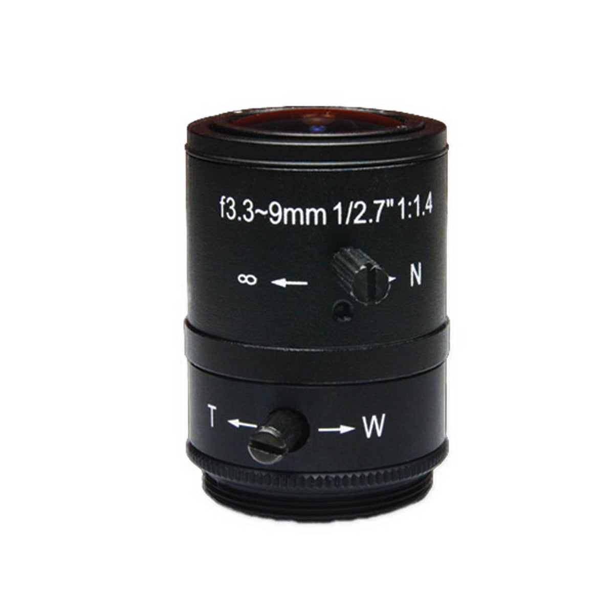 ACTi PLEN-0131 | Vari-focal f2.8-12mm, Fixed Iris F1.4, Manual Focus, Day/Night, Megapixel, CS Mount Lens