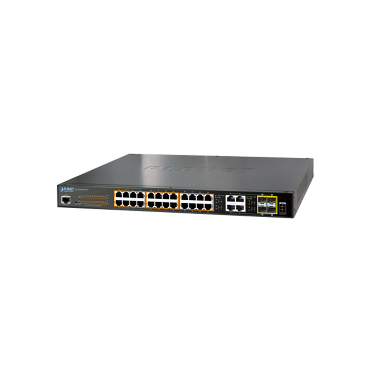 ACTi PPSW-1101 | 24-Port Gigabit 802.3at Managed PoE Switch, PoE Budget 440W