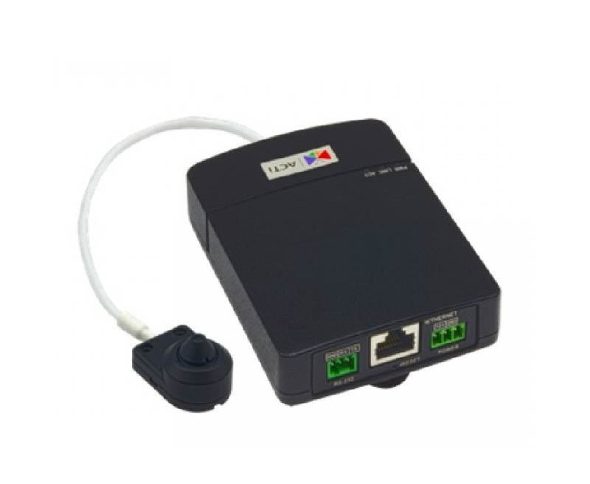 ACTi Q113 | 2 Megapixel Indoor L-Shape Pinhole Covert Camera with Basic WDR, SLLS, 7mm Lens