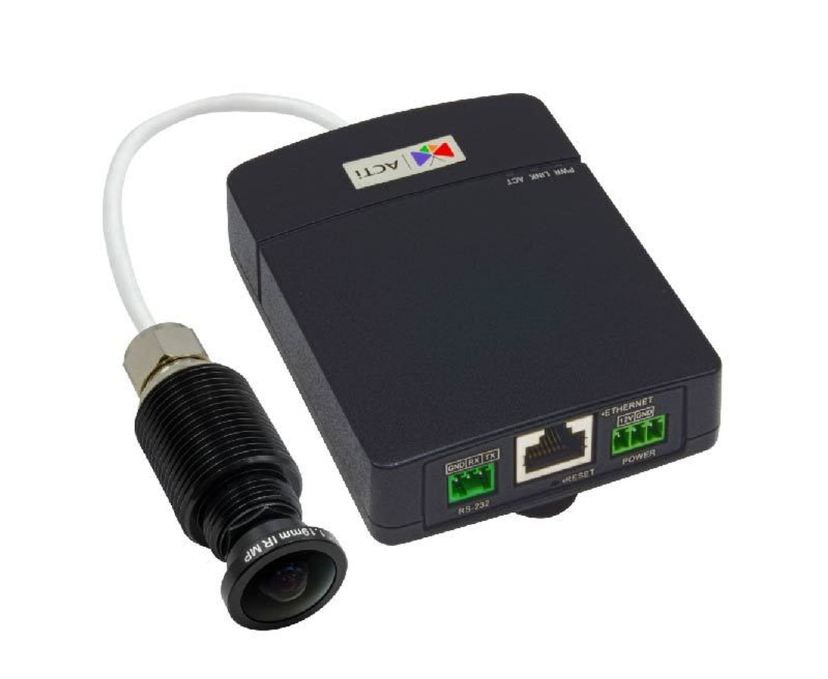 ACTi Q13 | 2 Megapixel Indoor Fisheye Covert Camera with Basic WDR, SLLS, 1.19mm Lens