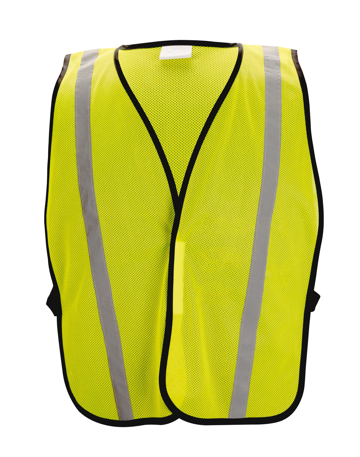 Actuvate ACTU29836 | Basic High-Visibility Mesh Vest 1" Silver Reflective Tape, High-Visbility Yellow, X-Large