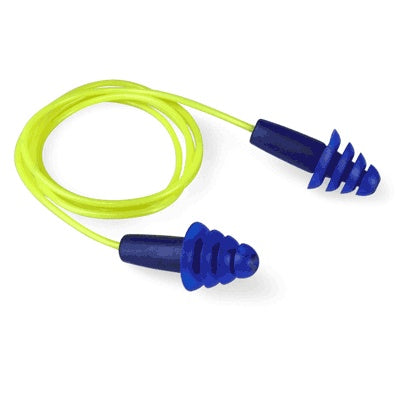 Actuvate ACTU81515 | 4-Flange Reusable Earplugs Corded, NRR 27dB, 100 Pair/Box