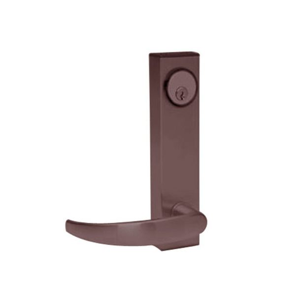 Adams Rite Manufacturing 3080-01-0-37-00M10B | Fail-Secure Standard Entry Trim with Curve Lever Handle in Oil Rubbed Bronze