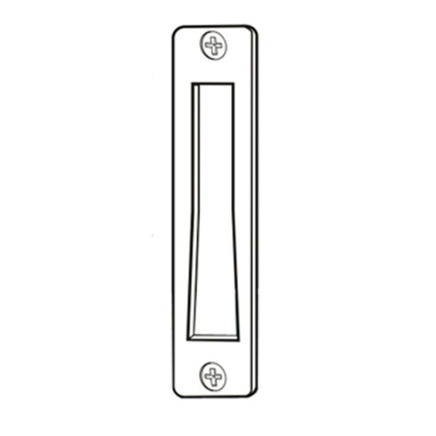 Adams Rite Manufacturing 4003-01-121 | 4000 Series ANSI Strike Plate in Dark Bronze