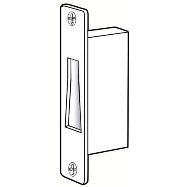 Adams Rite Manufacturing 4006-630 | Floor Strike for 1830 Bottom Rail Deadlock in Satin Stainless steel