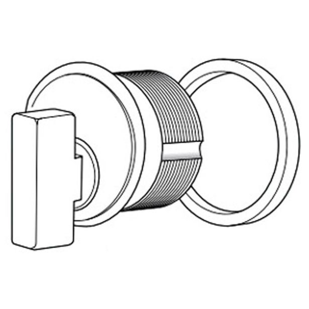 Adams Rite Manufacturing 4066-03-313 | Thumb Turn Cylinder for 2331 Deadlock in Dark Bronze