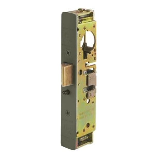 Adams Rite Manufacturing 4900-25-101-313 | Heavy Duty Deadlatch with Standard Faceplate in Dark Bronze Anodized