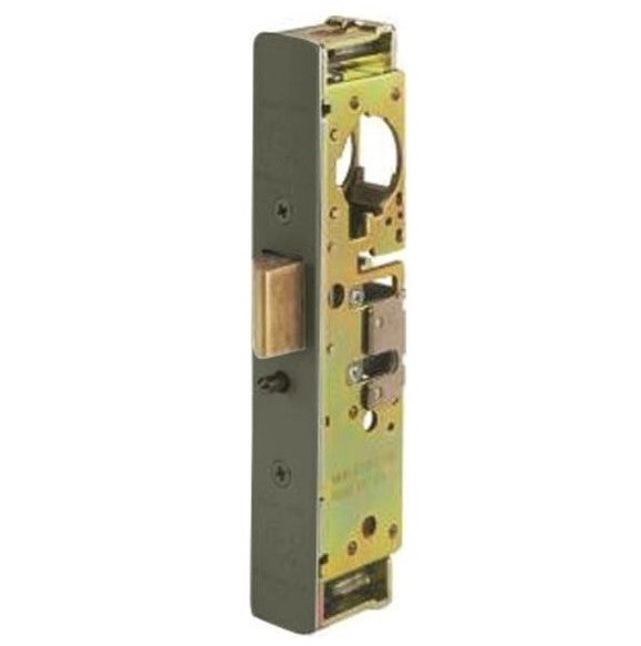Adams Rite Manufacturing 4900-35-201-313 | Heavy Duty Deadlatch with Standard Faceplate in Dark Bronze