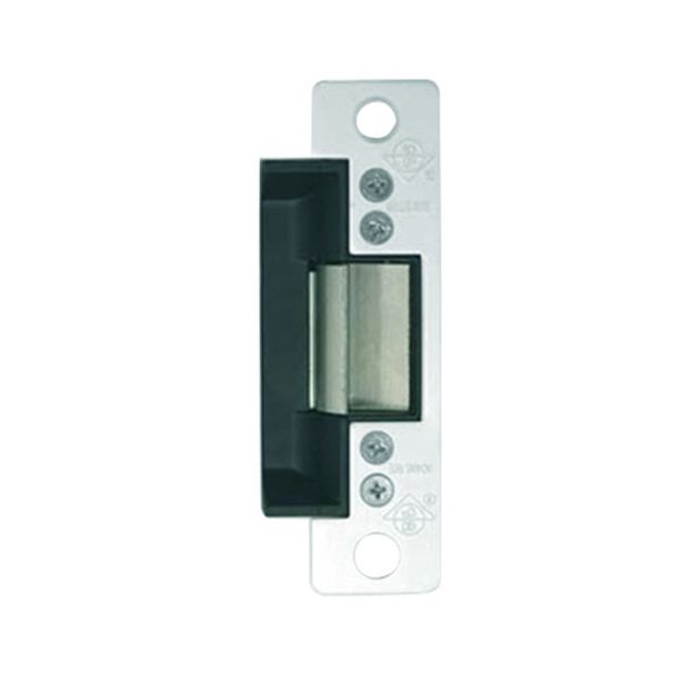 Adams Rite Manufacturing 7100-519-626-00 | Electric Strike 24VDC Monitored / Fail-Secure in Satin Chrome, 1-1/16 Inch or Less