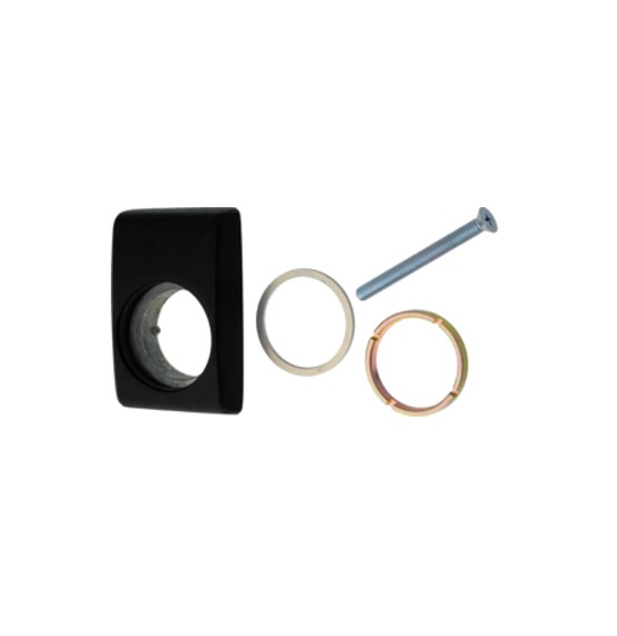 Adams Rite Manufacturing 8650-119 | Exit Device Trim in Satin Black Rite Coat Paint