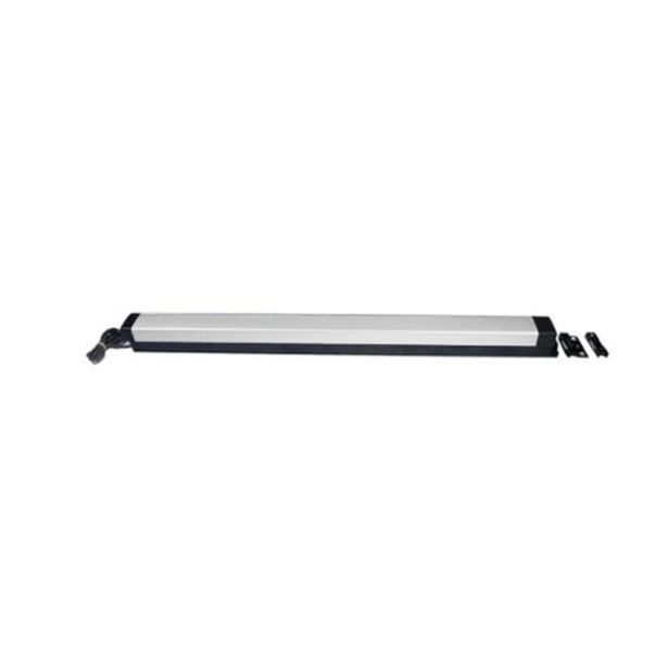 Adams Rite Manufacturing 8801ELDM236-24 | Life-Safety Narrow Stile Rim Exit Device with Dual Monitoring Switch, 36 Inch, 24 Volt in Clear Anodized