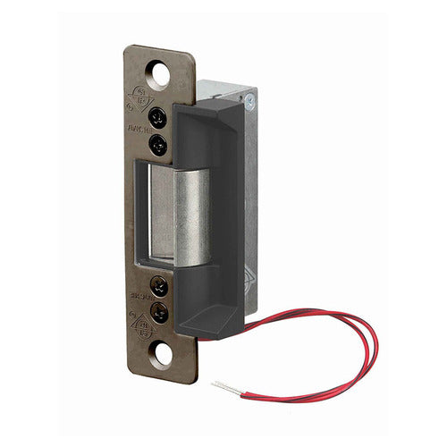 Adams Rite Manufacturing 7140-315-335-00 | Electric Strike 12VDC Fail-Safe in Black Anodized, 1-1/16 Inch or Less