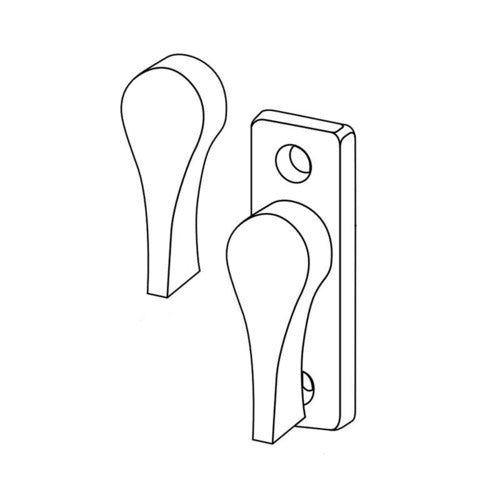 Adams Rite Manufacturing 1000-21-32-121 | Aluminum Door Lock Parts and Accessories Dark Bronze Rite Coat Paint