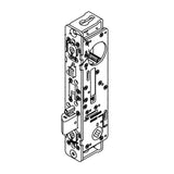 Adams Rite Manufacturing 2190-312-000 | Door Interconnected Deadbolt/Deadlatch, 1-1/8" Backset, Standard Flat Strike, Dark Bronze Anodized Faceplate