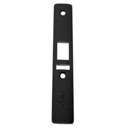 Adams Rite Manufacturing 24-0017-1220-313 | Door Deadlatch Faceplate, Radius, Dark Bronze Anodized for 4500 Series Deadlatch