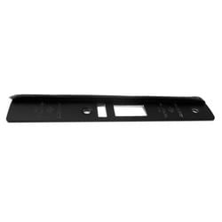 Adams Rite Manufacturing 24-0017-4220-313 | Door Deadlatch Faceplate, Radius, Dark Bronze Anodized, with Weatherstrip
