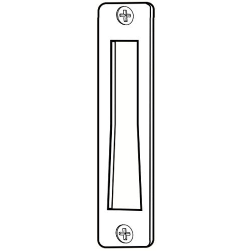 Adams Rite Manufacturing 4000-011-313 | MS Deadlock Trim Strike, Flat, Square Corners, Standard MS Locks with 1-3/8" Bolt Throw