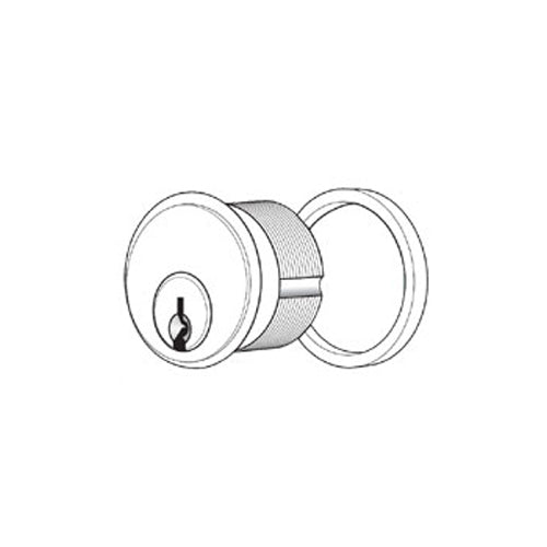 Adams Rite Manufacturing 4036-01-01-313 | Mortise Cylinder Dark Bronze Anodized Aluminum